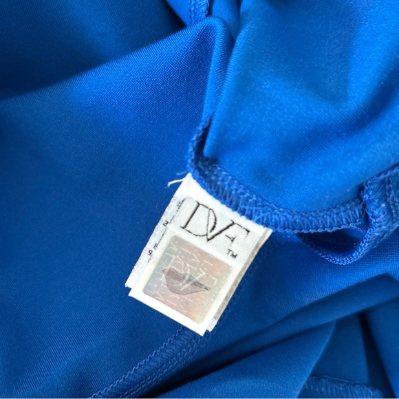 Diane Von Furstenberg Royal Blue Jeanie Mini Dress - Picture 5 of 7